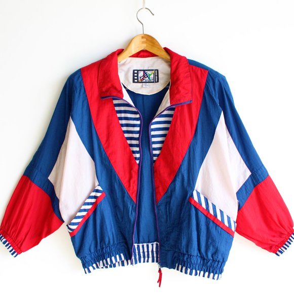 Vintage 90's River Edge Sailor Windbreaker Jacket - Picture 3 of 10